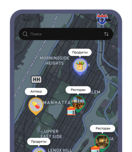 mobile map preview